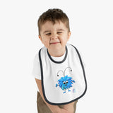 Biz Baby Contrast Trim Jersey Bib