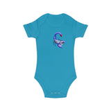 Combed Cotton Baby Bodysuit - Scar