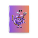 Spiral Notebook featuring Lia the Fluff Bug