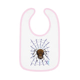Web Baby Contrast Trim Jersey Bib