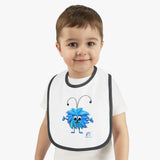 Biz Baby Contrast Trim Jersey Bib
