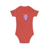 Combed Cotton Baby Bodysuit - Starr