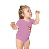 Combed Cotton Baby Bodysuit - Meeko