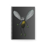 Spiral Notebook featuring Mozzie from the Mucky Marsh