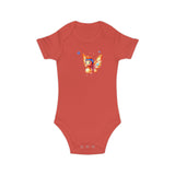 Combed Cotton Baby Bodysuit - Meeko