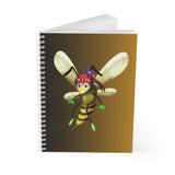 Spiral Notebook featuring Mina from the Mucky Marsh
