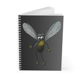 Spiral Notebook featuring Mozzie from the Mucky Marsh