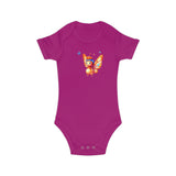 Combed Cotton Baby Bodysuit - Meeko