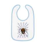 Web Baby Contrast Trim Jersey Bib