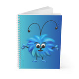 Spiral Notebook featuring Biz the Fluff Bug