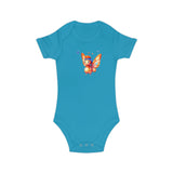 Combed Cotton Baby Bodysuit - Meeko