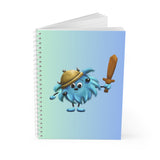Spiral Notebook featuring Paxton the Fluff Bug