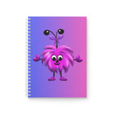 Spiral Notebook featuring Tig the Fluff Bug