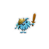 Kiss-Cut Stickers featuring Paxton the Fluff Bug